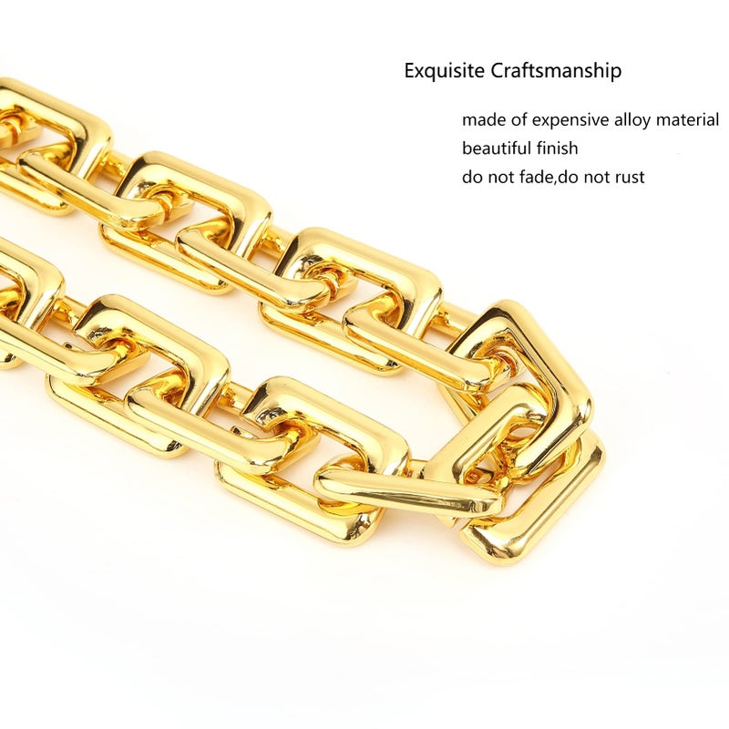 Yichain 22.5 Inch Gorgeous Heavy Metal Bag Chains Purse Handle Shoulder Strap Replacement (Yellow Gold,Large) - Image 3